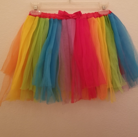 Rainbow tulle skirt - Picture 5 of 7